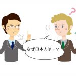 外国人に質問される日本人