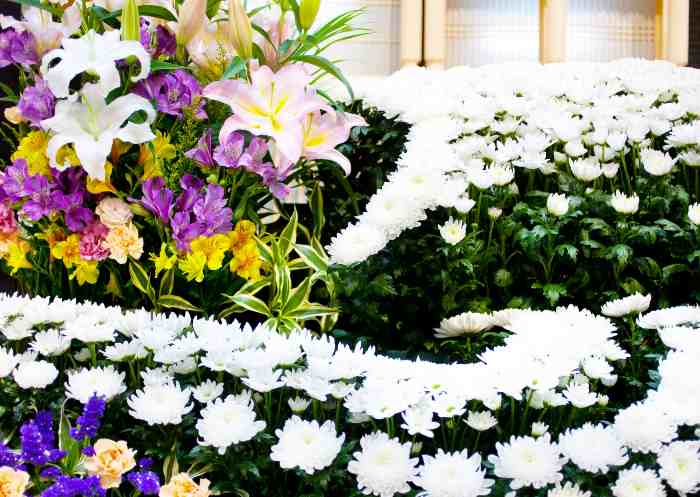 葬式の花