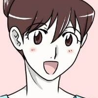 喜んでいるナオ
