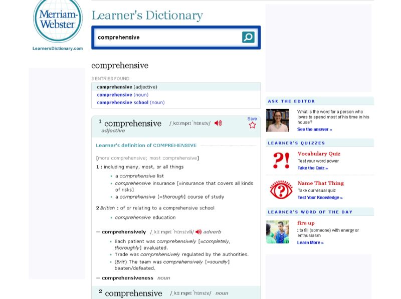 merriam webster dictionary