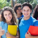 外国人の学生たち