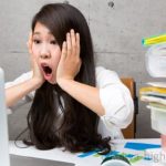 テンパった女性