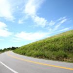 青空と道路
